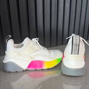 Stella McCartney Eclypse Rainbow Platform Sneakers